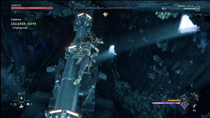 Next, you will need to jump into the arena, which might contain opponents - Horizon Forbidden West: Cauldron KAPPA (The Stand of the Sentinels) - location, walkthrough - The Stand of the Sentinels - Horizon Forbidden West Guide