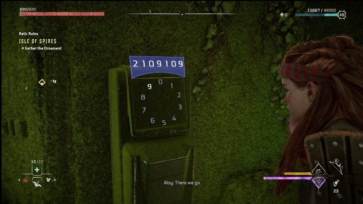 Grab the key, then head to the door - Horizon Forbidden West: Golden Toucans - how to get? - Ornaments - Horizon Forbidden West Guide