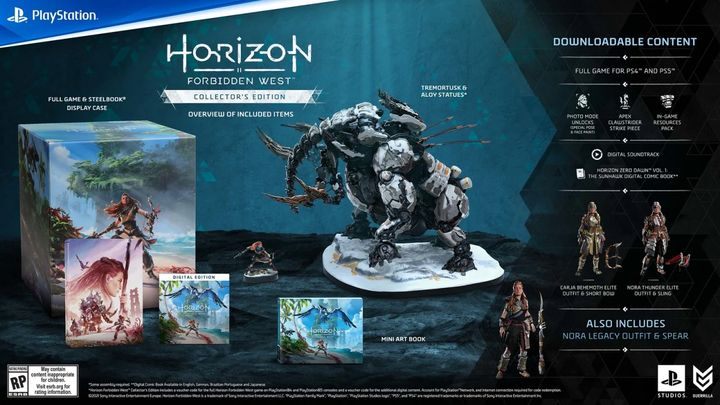 This edition is only available as a physical copy - Horizon Forbidden West: Game editions - Appendix - Horizon Forbidden West Guide