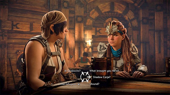 Progressing through Horizon Forbidden West you'll often encounter NPCs you'll need to converse with - Horizon Forbidden West: Are important choices in the game? - World and game information - Horizon Forbidden West Guide