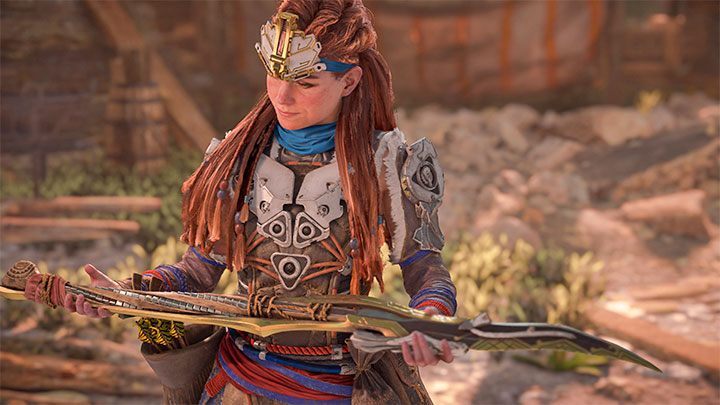 The Champion's Spear is a better spear which will replace the one you started off with - Horizon Forbidden West: How to get first weapons? - Combat - Horizon Forbidden West Guide