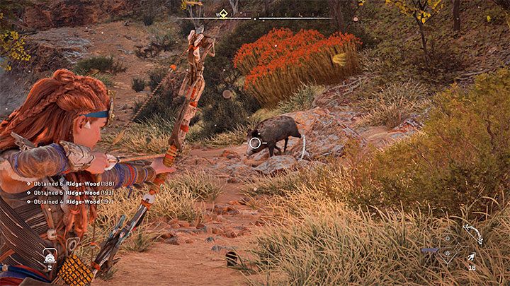The bow is the best weapon for hunting - Horizon Forbidden West: How to hunt wild animals? - Exploration - Horizon Forbidden West Guide