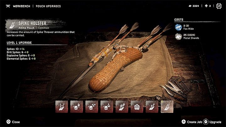 The second one consists of hides, bones and other similar items - Horizon Forbidden West: How to hunt wild animals? - Exploration - Horizon Forbidden West Guide