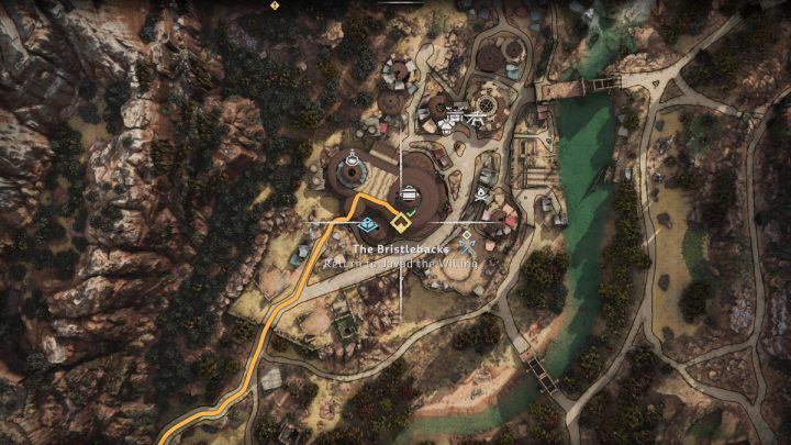 Return to the Chainscrape and inform Javad about what you discovered - Horizon Forbidden West: The Bristlebacks - walkthrough - Side quests - Horizon Forbidden West Guide