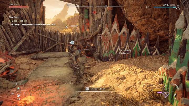 You can also knock enemies prone with strong attacks, which lets you immediately execute them - Horizon Forbidden West: Combat and stealth - Basics - Horizon Forbidden West Guide