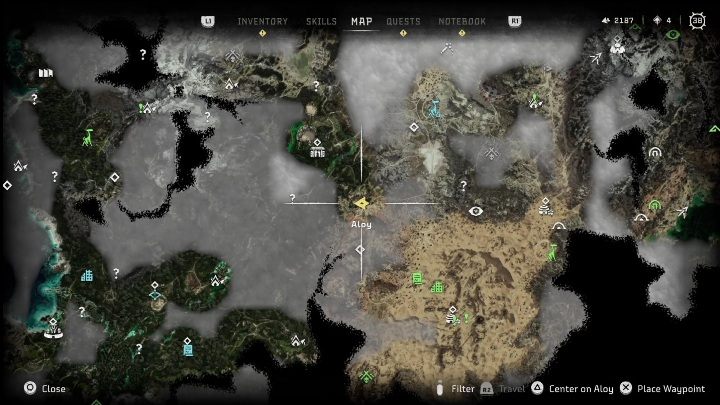 Reward: none - Horizon Forbidden West: Rebel camps and outposts (The Shining Wastes) - locations - Shining Wastes - Horizon Forbidden West Guide