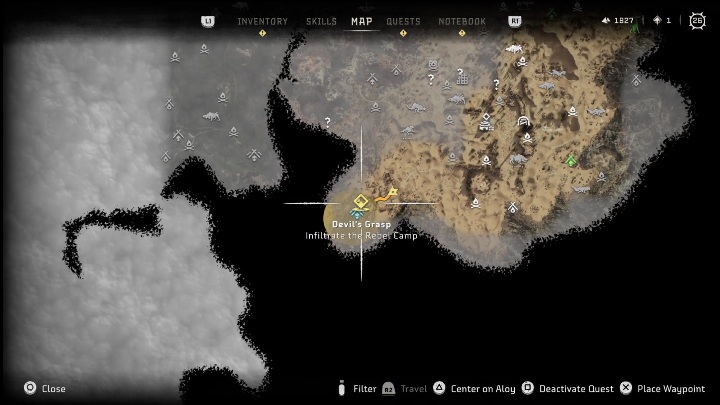 Rewards: 3 Skill Points, 6000 XP - Horizon Forbidden West: Rebel camps and outposts (The Stillsands) - locations - Stillsands - Horizon Forbidden West Guide