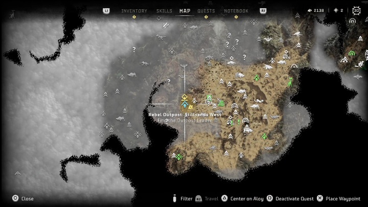 4 - Horizon Forbidden West: Rebel camps and outposts (The Stillsands) - locations - Stillsands - Horizon Forbidden West Guide