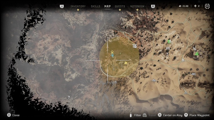 Reward: none - Horizon Forbidden West: Rebel camps and outposts (The Stillsands) - locations - Stillsands - Horizon Forbidden West Guide