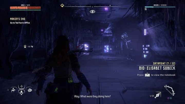 Description: Learned of the ancient past at Makers End - Horizon Zero Dawn: Trophy Guide, achievements list - Appendix - Horizon Zero Dawn Guide, Walkthrough