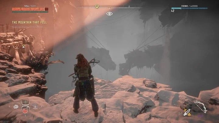 Description: Explored the Mountain That Fell and recovered a powerful weapon - Horizon Zero Dawn: Trophy Guide, achievements list - Appendix - Horizon Zero Dawn Guide, Walkthrough