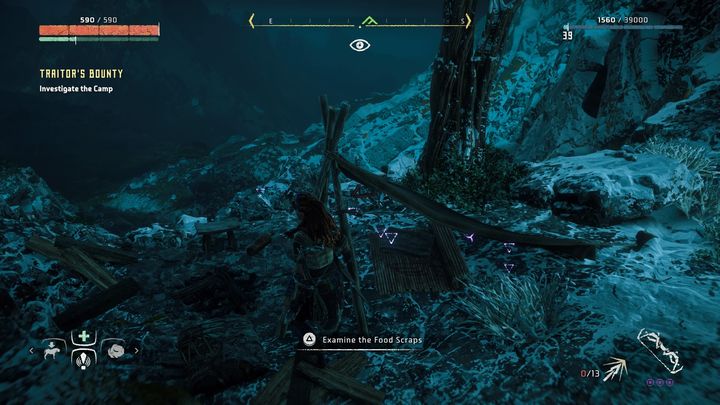 You will reach the tent of the traitor - Horizon Zero Dawn: Traitors Bounty - side quest walkthrough, tips - Sunfall - Sunfall - Horizon Zero Dawn Guide, Walkthrough