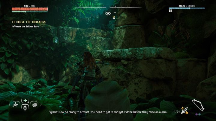 You will enter another closed area - Horizon Zero Dawn: To Curse the Darkness walkthrough, tips - Main Missions | Walkthrough - Horizon Zero Dawn Guide, Walkthrough