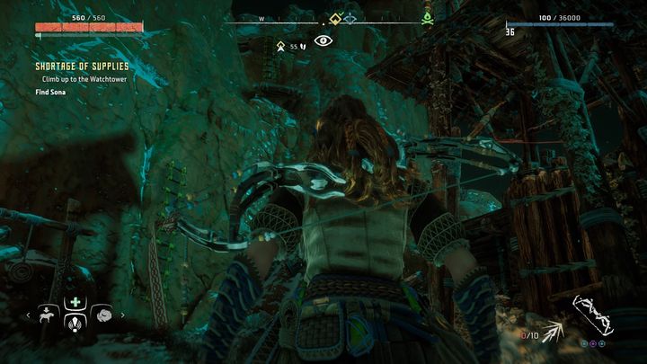 Go back to the place where Sona gave you the quest and you find out that she is not there anymore - Horizon Zero Dawn: Shortage of Supplies, errand walkthrough, tips - Mothers Crown - Horizon Zero Dawn Guide, Walkthrough
