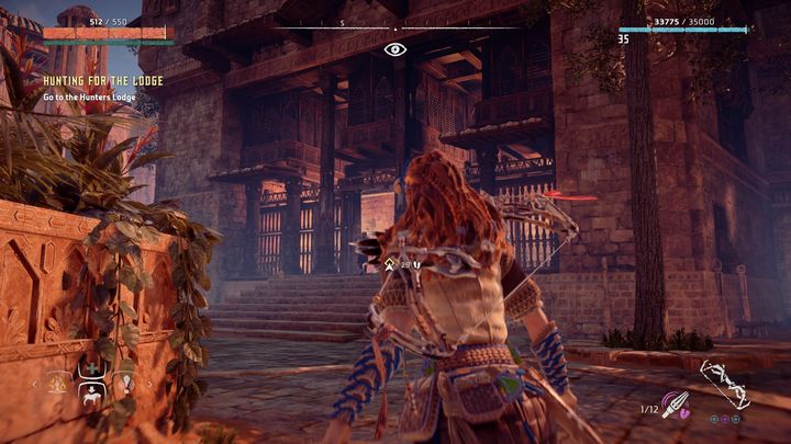 This quest is added to your journal after a conversation with one of the hunters on Meridian streets - Horizon Zero Dawn: Hunting for the Lodge - errand walkthrough, tips - Meridian - Meridian - Horizon Zero Dawn Guide, Walkthrough