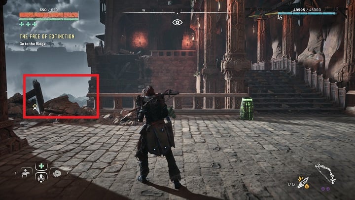 After the cut-scene you must face Helis and a few cultists - Horizon Zero Dawn: The Face of Extinction walkthrough, tips - Main Missions | Walkthrough - Horizon Zero Dawn Guide, Walkthrough