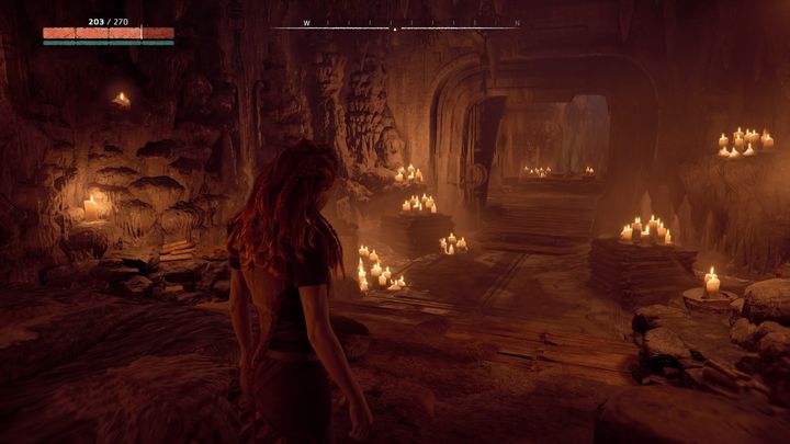 After the unfortunate event during the Proving, Aloy wakes up inside the sacred mountain - Horizon Zero Dawn: The Womb of the Mountain walkthrough, tips - Main Missions | Walkthrough - Horizon Zero Dawn Guide, Walkthrough