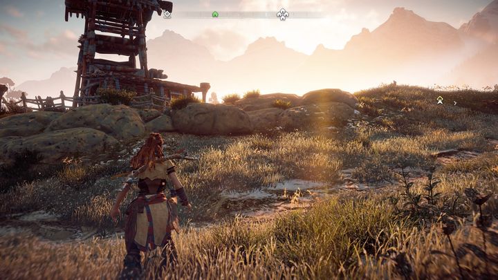 The trail ends in the area shown on the screenshot above - Horizon Zero Dawn: In Her Mothers Footsteps walkthrough, tips - Embrace - Embrace - Horizon Zero Dawn Guide, Walkthrough