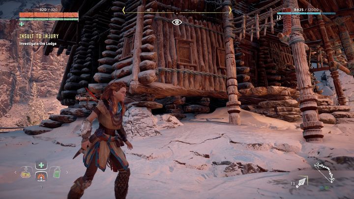 When you get there you discover that Jun is stuck in his hut - Horizon Zero Dawn: Insult to Injury walkthrough, tips - Embrace side quests - Embrace - Horizon Zero Dawn Guide, Walkthrough