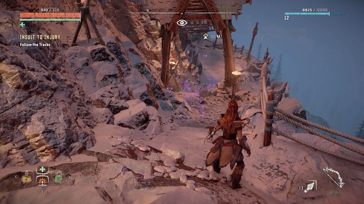 Use Focus to find their tracks - Horizon Zero Dawn: Insult to Injury walkthrough, tips - Embrace side quests - Embrace - Horizon Zero Dawn Guide, Walkthrough