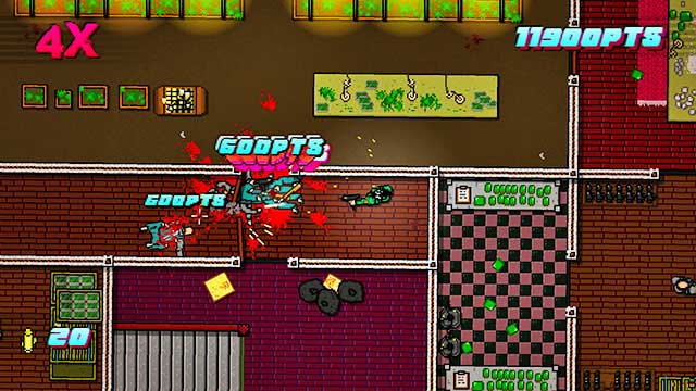Go left - Scene 8 - Execution - Act 2 - Rising - Hotline Miami 2: Wrong Number - Game Guide and Walkthrough
