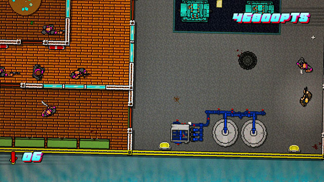 A bit higher up, there are several more - Scene 11 - Dead Ahead - Act 3 - Climax - Hotline Miami 2: Wrong Number - Game Guide and Walkthrough