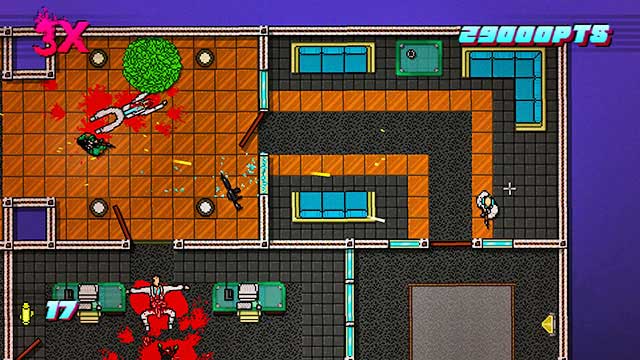 After you have cleared the floor, you cut to Tony - Scene 12 - Death Wish - Act 3 - Climax - Hotline Miami 2: Wrong Number - Game Guide and Walkthrough