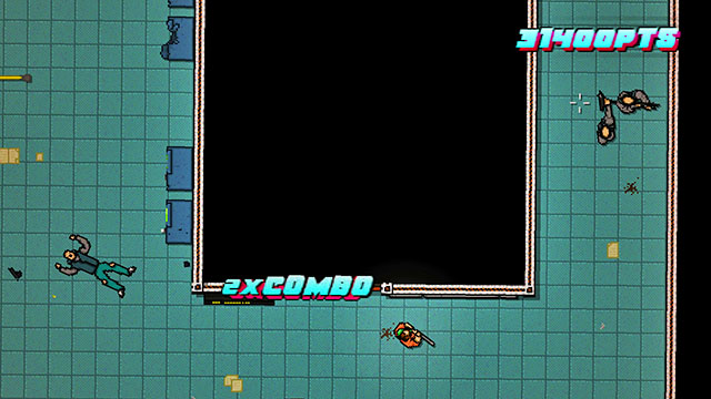 The last two are above, to the right - Scene 13 - Subway - Act 4 - Falling - Hotline Miami 2: Wrong Number - Game Guide and Walkthrough