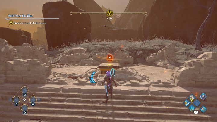 Once you get on the scene, a cutscene will play - Immortals Fenyx Rising: Bolt from the Blue - walkthrough - Main missions - Immortals Fenyx Rising Guide