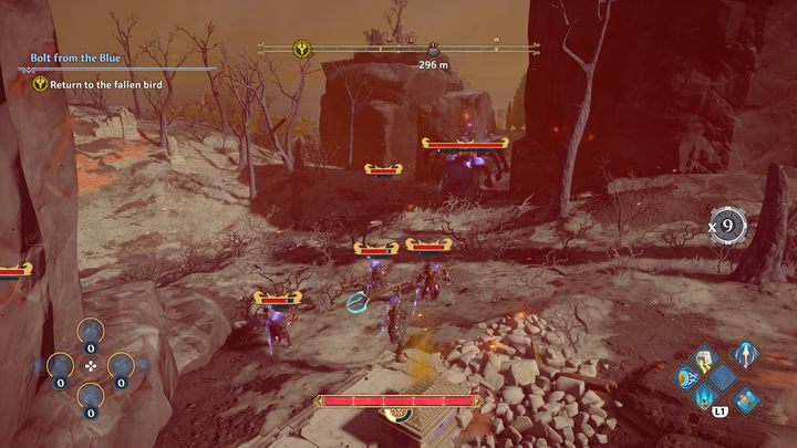 Be careful of the enemies you may encounter, because at this stage they can cause a lot of problems - Immortals Fenyx Rising: Bolt from the Blue - walkthrough - Main missions - Immortals Fenyx Rising Guide
