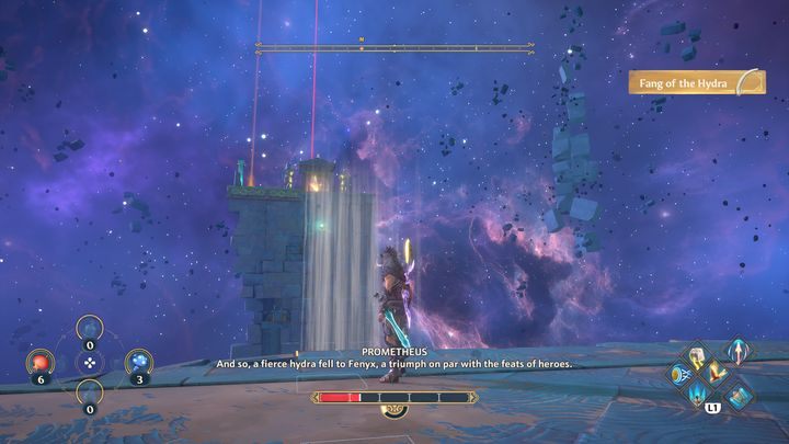 After defeating Hydra, leave the Vault and go to Athena - Immortals Fenyx Rising: The Good, the Bad and the Tiny - walkthrough - Athenas tasks - Immortals Fenyx Rising Guide