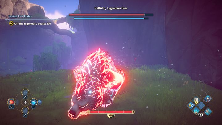 Failing to stay close means having to deal with dangerous attacks, such as a charge that causes a lot of damage to your hero - Immortals Fenyx Rising: Saving Our Hides - walkthrough - Main missions - Immortals Fenyx Rising Guide