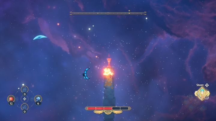 Just guide the arrow of Apollo through the torches to ignite them, then hit all three targets, which will unlock the torch at the very end, which you need to hit - Immortals Fenyx Rising: Go Do Hero Things! - walkthrough - Athenas quests - Immortals Fenyx Rising Guide