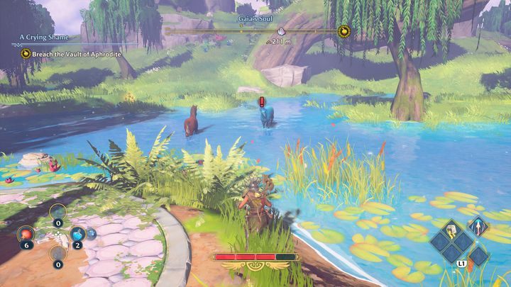 Fenyx is able to sneak around in the game, so that opponents are unable to see him - Immortals Fenyx Rising: Tips for beginners - Basics - Immortals Fenyx Rising Guide