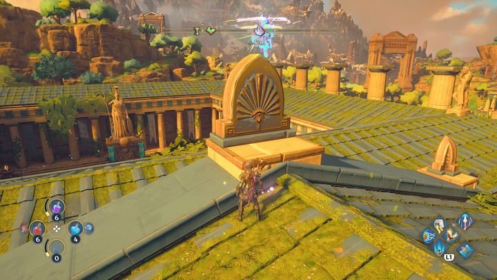 You will find the Ambrosia on Guardian's Hill, on the roof of a building - Immortals Fenyx Rising: Ambrosia (Grove of Kleos) - map - Kleoss Grove - Immortals Fenyx Rising Guide