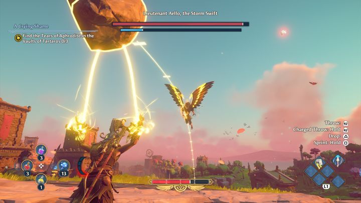 In combat, in addition to the basic weapons such as the axe, sword and bow, you also have Godly Powers at your disposal, which can grant you a huge advantage in fights against more powerful opponents - Immortals Fenyx Rising: Combat - Basics - Immortals Fenyx Rising Guide