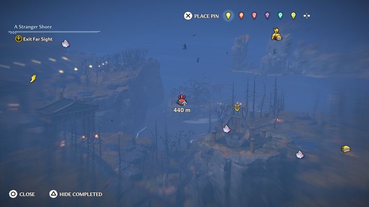 When you reach the top, survey the surrounding terrain - Immortals Fenyx Rising: A Stranger Shore - walkthrough - Main missions - Immortals Fenyx Rising Guide