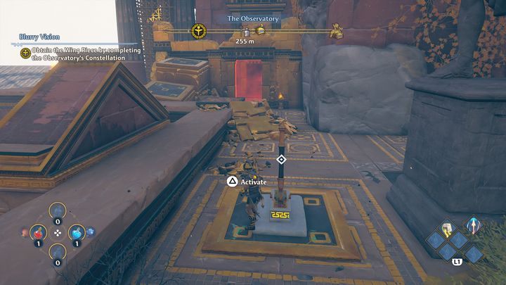 One of the pearls can be found by climbing the stairs to the top - Immortals Fenyx Rising: Blurry Vision - walkthrough - Main missions - Immortals Fenyx Rising Guide