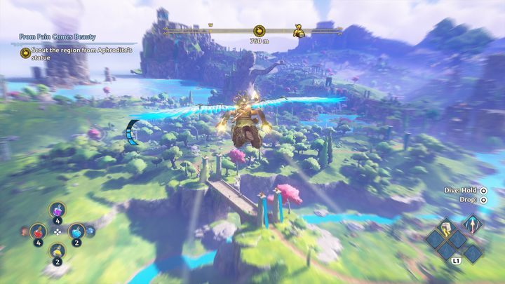 Your first task will be to go to the statue of the Goddess of Love - Immortals Fenyx Rising: From Pain Comes Beauty - walkthrough - Aphrodites tasks - Immortals Fenyx Rising Guide