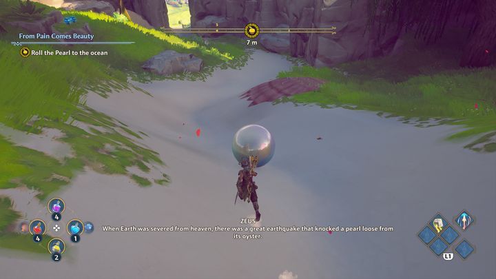 The road ahead is long; however, you will make progress quite quickly because of the path along which you will travel - Immortals Fenyx Rising: From Pain Comes Beauty - walkthrough - Aphrodites tasks - Immortals Fenyx Rising Guide