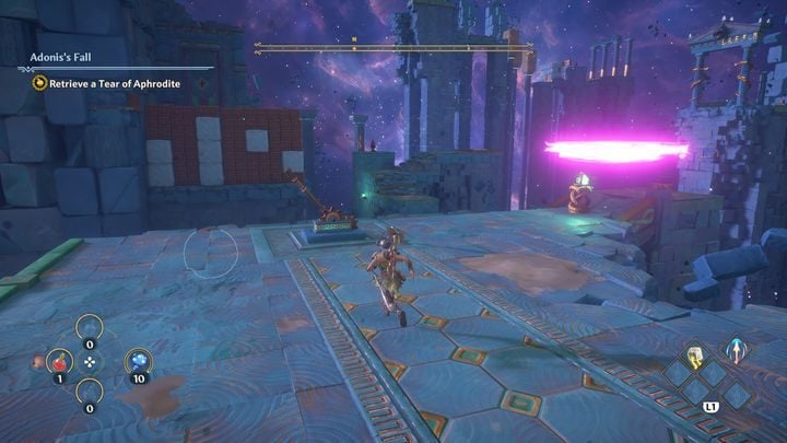 Your task will be to go to the end of the entire Vault and collect the tear - Immortals Fenyx Rising: A Crying Shame - walkthrough - Aphrodites quests - Immortals Fenyx Rising Guide