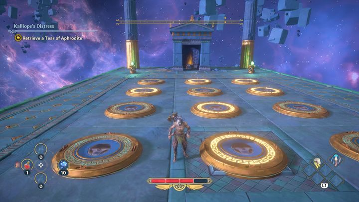 As in the previous puzzles, the order of your actions matters - Immortals Fenyx Rising: A Crying Shame - walkthrough - Aphrodites quests - Immortals Fenyx Rising Guide