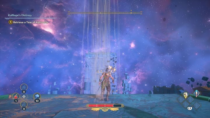 You can now go towards the gusts of wind to obtain the tear and Zeus's Lightning - Immortals Fenyx Rising: A Crying Shame - walkthrough - Aphrodites quests - Immortals Fenyx Rising Guide