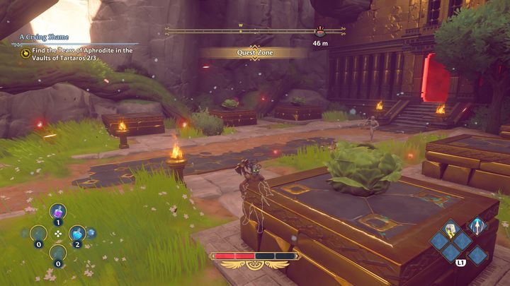 The final destination is in the western part of the region, near an abandoned village - Immortals Fenyx Rising: A Crying Shame - walkthrough - Aphrodites quests - Immortals Fenyx Rising Guide