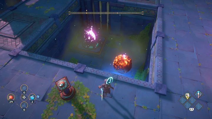 Next, you should notice a mini-maze, which is located a level below - Immortals Fenyx Rising: Mean Goddesses - walkthrough - Aphrodites quests - Immortals Fenyx Rising Guide