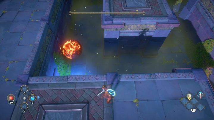 Use your Godly Power to control the sphere again - Immortals Fenyx Rising: Mean Goddesses - walkthrough - Aphrodites quests - Immortals Fenyx Rising Guide