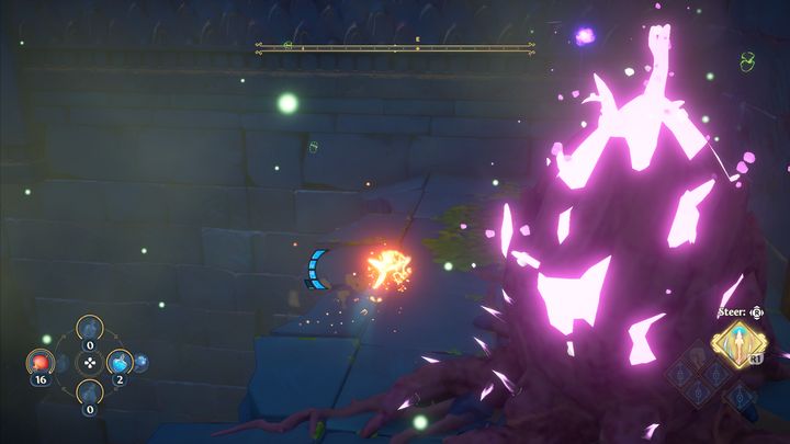 After you accomplish this, while standing by the torch, go down the stairs and enter the middle of the room, which has a special marker for a sphere - Immortals Fenyx Rising: Mean Goddesses - walkthrough - Aphrodites quests - Immortals Fenyx Rising Guide