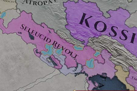 Empire of the Seleucids is in disarray - rebellion broke out, which took a large part of the previous government - Rebellions and barbarians in Imperator Rome - War - Imperator Rome Guide