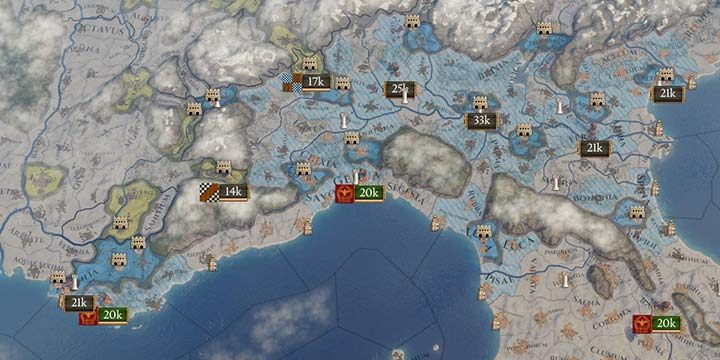 A well-developed network of forts can stop even a big enemy force without major lossess for your economy. Rome has a very good protection from the North duye to its extensive network of fortifications. - Forts and control zone in Imperator Rome - War - Imperator Rome Guide
