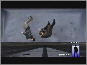 Now run to the balcony - Fahrenheit Indigo Prophecy: THE STORM Lucas Apartment - Fahrenheit Indigo Prophecy: Walkthrough - Indigo Prophecy / Fahrenheit Game Guide & Walkthrough